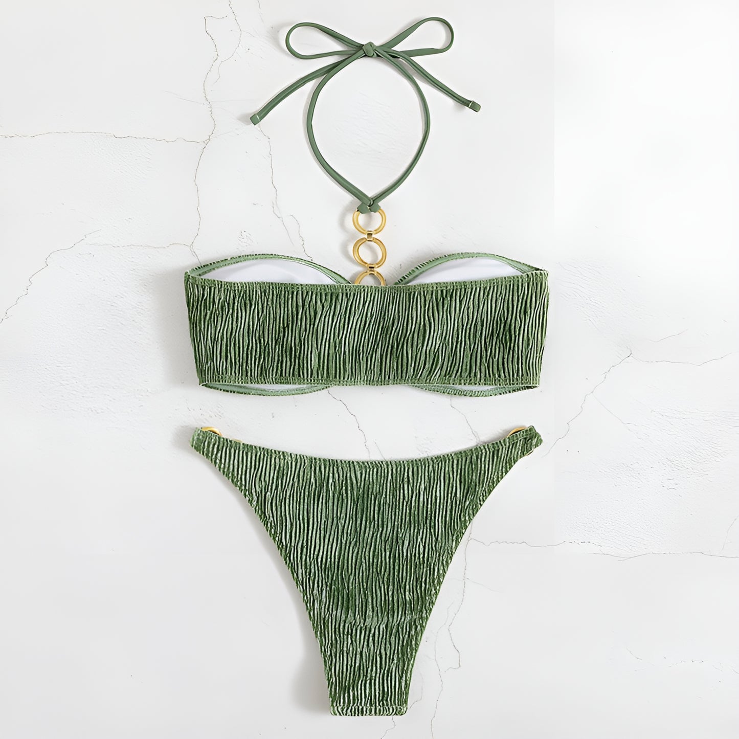 Sunkissed Bikini Set - Glam Two Piece - Groen