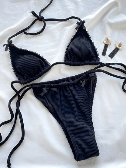 Sunkissed Bikini Set - Ribble - Zwart